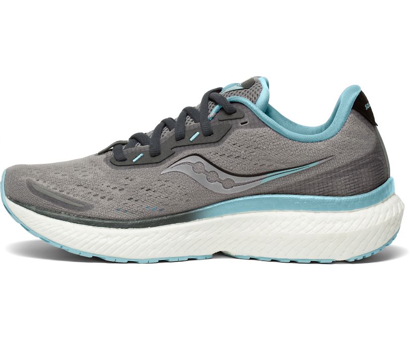 Női Saucony Triumph 19 Futócipő Szürke Türkiz | HU 718WNB